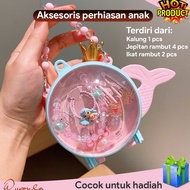 Trendy.. Girls Jewelry Accessories Filled Hair Clips Necklace Hair Ties Suitable for Gifts Q0W