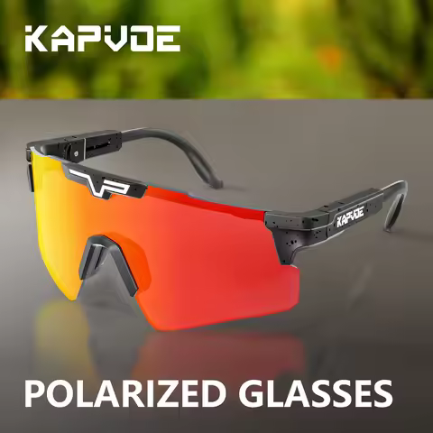 KAPVOE Polarized Cycling Sunglasses Men MBT Cycling Glasses UV400 Outdoor Sports Bicycle Glasses Wom