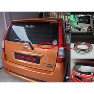 Chrome Lining Rear Boot Rear Bonet Cermin Belakang Alza,Myvi Lagi Best Viva Kelisa Kancil Myvi axia