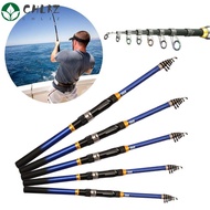 CHLIZ Telescopic Fishing Rod SuperHard Travel Adjustable Carp Feeder