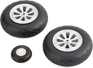 E-flite Wheel Set: P-51D 1.2m, EFL8210