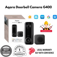 Aqara Doorbell Camera G400, Chime, Wired or PoE, 2K HD 2-Way Audio, Wifi, Alexa/Google/SmartThings,c