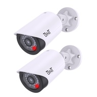 BNT Dummy Fake Security Camera, with One Red LED Light at Night, for Home and Businesses Security In