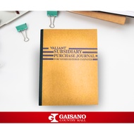 Subsidiary Sales and Purchase Journal  Accounting Book Subsidiary Sales & Purchase Journal For Vat