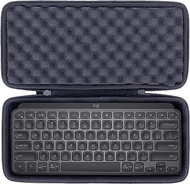co2CREA 収納ケース 互換品 logicool ロジクール MX KEYS mini ‎KX700GR/KX700GRd ミニマリスト ワイヤレス イルミネイテッド キーボード、ブラック（ケース