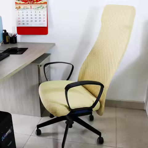 New Stretch Computer Game Chair Cover Dustproof Office Chair Cover Armchair Slipcover Elastic Seat C