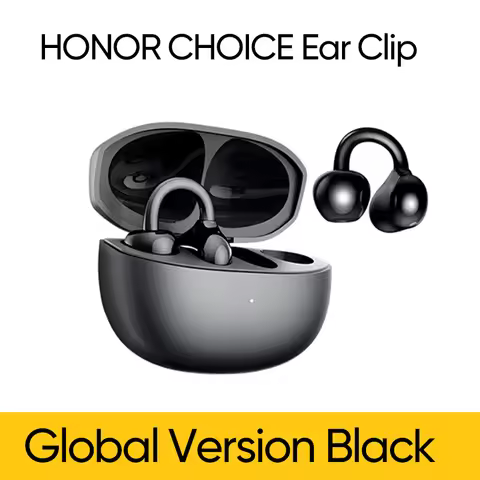 HONOR CHOICE Earbuds Clip Open-Ear Headphones IP54 Sports Earphones Bluetooth 5.3 36H Battery 10.8mm