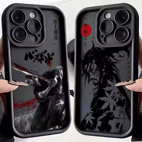 Japanese Anime Vagabond Samurai Phone Case for Samsung S25 S24 S23 S22 S21 S20 F06 M16 Note 20 FE Pl