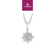 HABIB Diamond Necklace in 375/9K White Gold 258570421(N)