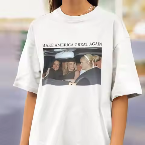 Make America Great Again T-shirt Make America Great Paris Hilton Hoodie Britney Spears Shirt Y2K Swe