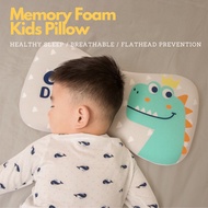 Kids Pillow Memory Foam Ergonomic Neck Support Toddler Sleeping Pillow