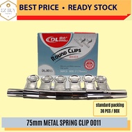 75mm METAL SPRING CLIP 0011 - 36'S / BOX
