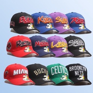 Baseball Cap NBA Sports Cap Adjustable Breathable Cotton Fabric