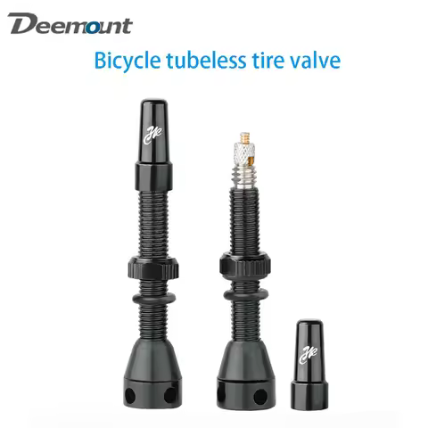 DEEMOUNT Bicycle Vacuum Tire French Valve VF44MM Side Hole Style Aluminum Rod With Copper Core