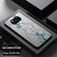 Case 2D Glossy For P0CO X3/X3 PRO Latest Motif (Matrix) - Case Hp - Casing Hp - Case - Softcase Glos
