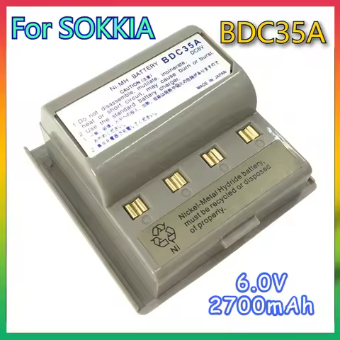2700mAh BDC35A NI-MH Battery For SOKKIA SET-030R 130R 2100 22D 2010 2110 22B 230RM Series Total Stat