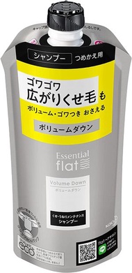 花王 Essential flat 柔順控量洗髮精 補充包 340ml