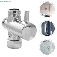 PATRICIA1 3 Way Shower Head Diverter Valve, G1/2 Brass 3 Way Switch Faucet Valve, Shower Faucet Conn