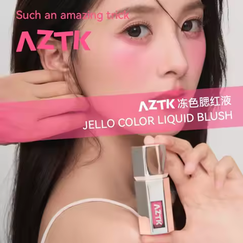 AZTK Jello Color Liquid Blush Rendering Moisturizing Beauty Expands and Contracts Long-lasting Cheek
