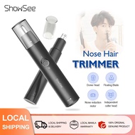 ShowSee Nose Trimmer Chargeable Mini Nose Hair Trimmer Nose Hair Shaver Portable Washable