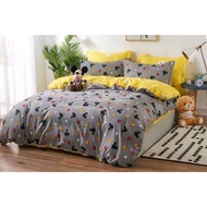 Nikom ( Mickey, Design ) 5in1 Fitted Bedsheet With Comforter Set
