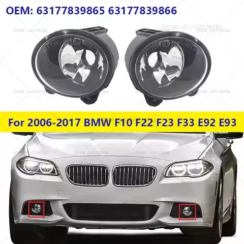 For 2006-2017 BMW 228i 230i 328i 335i 528i 535i 550i M235i M240i M5 Front Bumper Fog Light (NO Bulb)