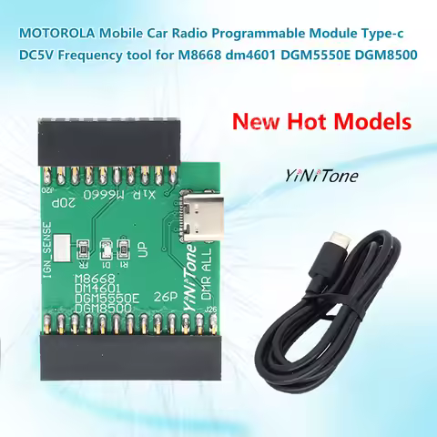 USB Type-c program cable Mobile Car Radio Programmable Module for MOTOROLA M8668 dm4601 DGM5550E DGM