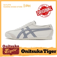 【100% Genuine】Onitsuka Tiger MEXICO 66 Oatmeal retro casual low-top shoes