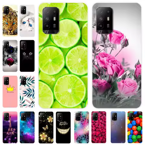 Cover For Oppo Reno5 Z Case Flower Animal Cover Silicone Case for OPPO Reno 5Z Reno 5 Z 5G 6.43'' Co