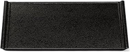 J-kitchens Tray, Obon Shaku 2 Flights Black, Dry Lacquer Clear Tataki 14.6 inches (37 cm), Black, Ma