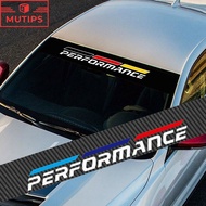 BMW Performance Car Mirror Sticker Auto Windshield Sticker Windscreen For G30 G20 F10 E46 F30 E39 E6