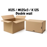 Thick Packing Cardboard P 62 cm x W 28 cm x H 27 cm - K125/M125x3/K125 Double Wall