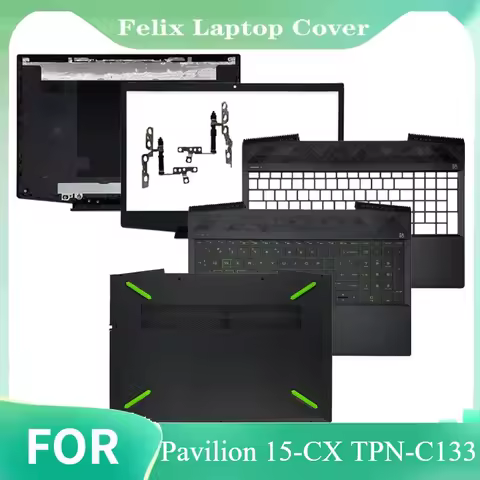 For Pavilion 15-CX TPN-C133 NEW LCD Back Cover Laptop Front bezel/Hinges/Palmrest Upper Case/Bottom 