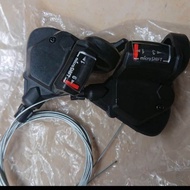 shifter operan sepeda mtb 3 x 9 speed Microshift