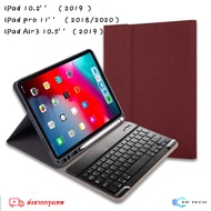 [ส่งจากกรุงเทพ] เคส iPad2019 iPad 10.2'' / 2020,2018 iPad pro 11'' /iPad Air3 10.5'' Keyboard คีย์บอร์ด iPad Case แป้นพิมพ์ Bluetooth /แป้นพิมพ์ (คีย์บอร์ดภาษาไทย) EN/TH Keyboard เคสคีย์บอร์ดไอแพด เคสคีย์บอร์ด