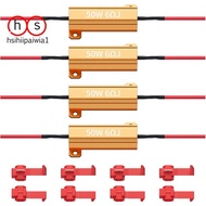 Resistors 4Pcs 50W 6ohm Load for LED Turn Signals-for Led Load Resistor Kit, Fix for LED Bulb Flash