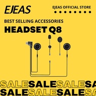 Best Seller - Headset Earpiece Mic Earphone Microphone Intercom Helm Ejeas Q8 Type C