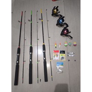 1.5 Meter Fishing Set Ready to Use Moss Fishing for Channels, Rivers, and Others