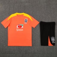 England Short-Sleeved Football Training Jersey Men Women Football Jersey Germany Portugal Pre-Game T