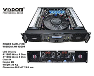 Power Amplifier WISDOM AH 12004 AH-12004 AH12004 4 Channel ORIGINAL