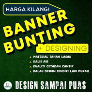 BANNER/BUNTING/PRINTING HARGA B40