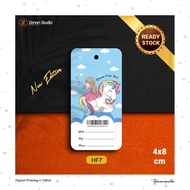 Hangtag Baju Import Label Merk Hang Tag Washing Care (Ready Stock)