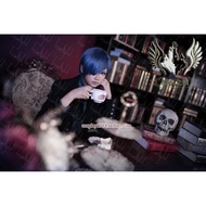 Original White Night City cosplay Black Butler 2 Charle Demon Costume ver Young Master Black Suit Dr