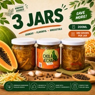Atchara Pickled Papaya Homemade | Chola Atchara 3 jars na