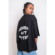 OCWA OVERSIZED GENDER AINT MATTER TEE BLACK WOMAN