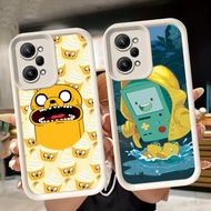 Soft Casing for Xiaomi poco X5 F6 Redmi Note 14 F5 14T 12 Pro 5G White Q72 Adventure Time