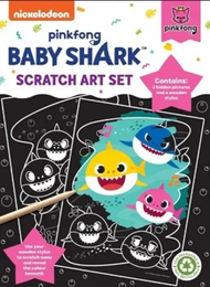 Baby Shark - Baby Shark | 刮刮樂 藝術套裝 | 兒童填色｜玩具｜兒童禮物 | 平行進口