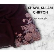 7E ONLINE SHOP SHAWL SALAM CHIFFON