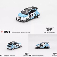 MINIGT 1: 64 Abarth Abarth 595 Abas IZTK Alloy Car Model 1051