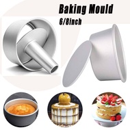 OKDEALS01 6/8 Inch Nonstick Aluminum Alloy with Removable Bottom Baking Tray Kitchen Tools Cake Pan Cake Mold Bakeware Baking Mould